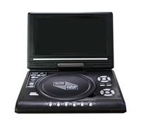 Lecteur DVD Portable 7,8/9,8 Pouces, Écran Rotatif À 270 Degrés, Vidéo HD, Mini CD De Voyage, Cinéma, Radio Qualité d'image Claire Audio Stable(7.8 inch)