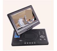 Lecteur Dvd Portable 9.8 Pouces Écran Rotatif 270° Hd Usb Sd Télévision Fm Lecteur Dvd Externe + Télécommande, Batterie