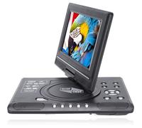 Lecteur Dvd Portable 9.8 Pouces Écran Tournant 270° Ultra Fin Télévision Intégrée Usb Sd Fm Jeux Lecteur Dvd Externe Hd
