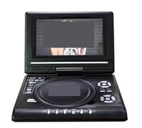 Lecteur DVD Portable, 9.8 pouces Portable maison voiture lecteur DVD VCD CD jeu TV lecteur USB Radio adaptateur prise en charge de la réception de la Radio FM