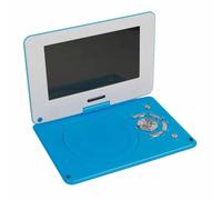 Lecteur DVD Portable de 9 Pouces, Lecteur DVD Multifonction avec Port USB à écran Full HD Technologie antidéflagrante renforcée Grands Angles DP pour Les Voyages en Voiture en (Blue)