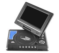 Lecteur DVD Portable for Voiture Et Maison, 7.8/9.8 Pouces, VCD, CD, Jeu, TV, Adaptateur Radio USB, Prise en Charge De La Réception Radio FM(9.8 inch)