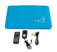 Lecteur DVD portable Full HD 1080p, écran pivotant, écran anti-explosion, batterie intégrée, compatible USB et carte SD, grand angle de vision,