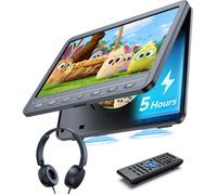 Lecteur DVD Portable GOnavidio 10,1 Pouces HDMI, 5 Heures Autonomie, Casque Inclus