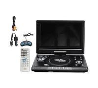 Lecteur DVD Portable LCD 9,8 Pouces for La Maison Et Voiture, Écran Rotatif À 270°, De Disques Compacts MP3 avec Fonction FM Facile à Utiliser