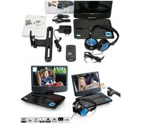 Lecteur DVD portable - LENCO - DVP-910 - Écran 9 pouces - Batterie rechargeable - Casque inclus