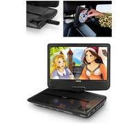Lecteur DVD portable TFT 16:9 LENCO Ecrans 9 POUCES USB-SD DVD-R/RW, DVD+R, CD Télécommande + SUPPORT