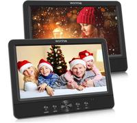 Lecteur DVD Portable Voiture WONNIE 2 Écrans 10,5 Pouces Compatible USB SD
