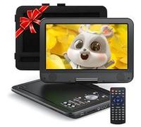 Lecteurs DVD portable Yoton Lecteur DVD Portable HD Ecran Pivotant 10,5 Noir
