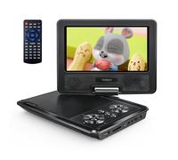 Lecteur DVD Portable Yoton YD075 - Écran Pivotant HD de 7,5"" - Haut-Parleur stéréo - Noir
