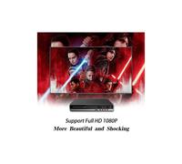 Lecteur DVD pour téléviseur, compatible avec les CD de toutes zones, câbles HDMI et RCA inclus.