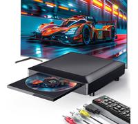 Lecteur DVD pour TV, 1080P HD, Sortie HDMI/AV/USB, Prise en Charge de Tous Les Disques de Région, Comprend Un câble AV/HDMI et Une Télécommande