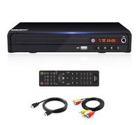 Lecteur DVD pour TV, DVD/CD / MP3 avec Prise USB, Sortie HDMI et AV (câble HDMI et AV Inclus), télécommande (sans Blu-Ray)