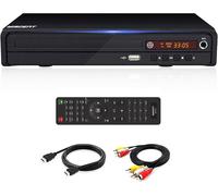 Lecteur DVD pour TV, DVD/CD / MP3 avec Prise USB, Sortie HDMI et AV (câble HDMI et AV Inclus), télécommande (sans Blu-Ray)