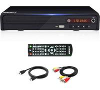 Lecteur DVD pour TV,DVD/CD/MP3 avec Prise USB,Sortie HDMI et AV(câble HDMI et AV Inclus),télécommande(sans BluRay)