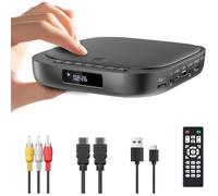 Lecteur DVD TV Avec Entrée USB/TF, HDMI Intégré PAL/NTSC, Multizone, Câble HDMI/RCA, Fonction De Mémorisation