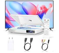 Lecteur DVD TV, Mini Lecteur-DVD HDMI avec Toutes Les Régions Libres, Players avec Port USB, Lecture de Mémoire, Télécommande