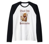 Lecteur effrayant du Horror Book Club, fan de thrillers de fiction gothique Manche Raglan