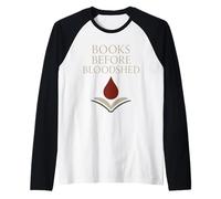 Lecteur effrayant du Horror Book Club, fan de thrillers de fiction gothique Manche Raglan