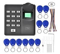 Lecteur Empreinte Digitale et RFID, Contrôleur Accès 500 Utilisateurs 500 Cartes - Installation Facile, Algorithme VX10.0 Rapide, Solution Offline Sécurisée