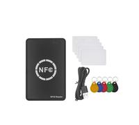 Lecteur/Enregistreur de Puce Intelligente RFID NFC + Carte 5XCUID + Porte-Clés UID Duplicateur RFID Copie D'Étiquette Clone ID Clé IC Badge Copieur