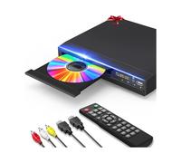 Lecteur/Enregistreur DVD pour Téléviseur avec Conversion Ascendante HD 1080p, Compatible , Sorties AV et Coaxiales, Entrée USB, Télécommande,