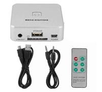Lecteur/enregistreur MP3 numérique avec port USB, emplacement pour carte SD et télécommande infrarouge.