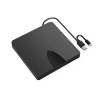 Lecteur Externe, graveur USB 3.0 et Type-C, Lecteur DVD/CD Portable, Optique 3D for PC