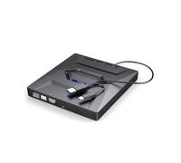 Lecteur Externe Multifonction USB 3.0, Graveur de CD, DVD, Carte , Lecteur de Disque U, Vitesse de Lecture CD-ROM 24X, CD-RW