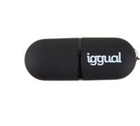 Lecteur flash USB iggual IGG318492 noir USB 2.0 x 1
