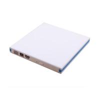 Lecteur graveur Blu-Ray USB 3.0 CD DVD Lecteur Blu-Ray Externe Rapide et Pratique(Blanc)