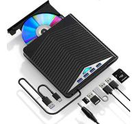 Lecteur/graveur CD/DVD externe pour PC portable Windows 11/10, USB 3.0, 2025