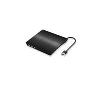Lecteur/graveur cd-dvd-rw usb 3. 0 pour pc asus branchement portable externe (noir)
