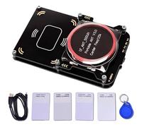 Lecteur graveur RFID, avec chiffrement Complet des secteurs, câble de données, 4 Cartes Blanches, Porte-clés, fréquence 125 kHz, antenne LF 500UH, pour contrôle d'accès et Badges d'ascenseur