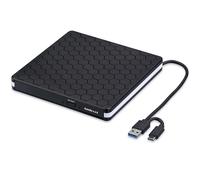 Lecteur Masterisateur CD/DVD R/RW Externe USB 3.0 Type-C Portable Slim Laptop