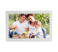 Lecteur Média Tft LED 12 Pouces Cadre Photo Numérique Vidéo Mp4 SD MP3 USB Blanc YONIS