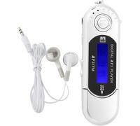 Lecteur MP3 32 Go Compact et Portable blanc
