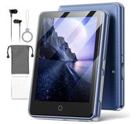 Lecteur MP3 32Go Bluetooth 5.3, écran Tactile 2,8" | Extensible jusqu'à 128Go, boîtier en métal, haut-parleur intégré, radio FM, enregistreur vocal & réveil