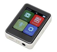 Lecteur MP3 5.0 avec Réduction du Bruit HD, Radio FM, écran Tactile de 1,8 Pouces (Blanc)
