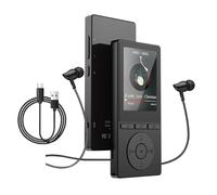 Lecteur MP3 64 Go, MP3 Bluetooth 5.3 avec Haut-Parleurs, Lecteur Musique, Enregistreur Vocal, Radio FM, Chaîne Hi-FI, Écouteurs, Écran Couleur 2,4 Pouces, Emplacement pour Carte TF 128 Go