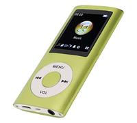 Lecteur MP3 64G, Lecteur de Musique MP3 à écran de 1,8 Pouces pour Les études Sportives, Prise en Charge MP3 WMA FLAC Ape AAC OGG et ACELP, écouteurs Inclus (Vert)