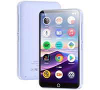 Lecteur MP3 96 Go avec Bluetooth et WiFi, écran tactile 4,02 pouces, lecteur MP3 MP4, portable Android avec Spotify, Audible, Amazon Music, Deezer, lecteur de musique HiFi avec haut-parleur, radio FM