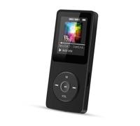 Lecteur MP3 AGPTEK 8Go avec écran 1.8” et autonomie de 70h - Noir