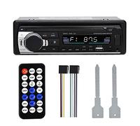 Lecteur MP3 autoradio ASHATA, double radio FM montée sur voiture USB, appel mains libres Bluetooth Lecteur MP3 sans perte de musique, lecteur MP3 Bluetooth multi-fonctions pour voiture avec effets aud