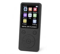 Lecteur MP3 avec Bluetooth 5.0, Lecteur de Musique Portable à écran Couleur de 1,8 Pouces, Lecteur de Musique avec Son HiFi, Expérience Audio Premium pour Les Amateurs de (Black)