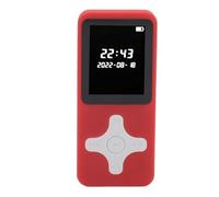 Lecteur MP3 avec Bluetooth 5.0, Lecteur de Musique Portable avec Haut-Parleur HD intégré, Prend en Charge la Radio FM, L'enregistrement Sonore, Le Réveil, Les (Rouge)