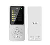 Lecteur MP3 avec écran 1,8 pouce, haut-parleur HD intégré, mini lecteur de musique portable pour une lecture audio claire, enregistreur vocal,