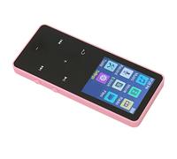 Lecteur MP3 avec Radio FM et Enregistreur Vocal, Lecteur MP4 à écran Tactile de 1,8 Pouces avec Bluetooth, Lecteur de Musique Portable HiFi Loseless Léger pour Le Sport (Rose)