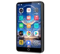 Lecteur Mp3 avec Spotify, Lecteur Mp3 ZAQE 80GB avec Bluetooth et WLAN，Mp4 avec Musique Amazon, Audible,Deezer, écran Tactile 4 Pouces, Lecteur Mp4 pour Enfants（Noir）