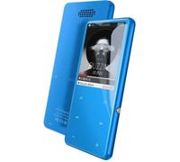 Lecteur MP3 Bluetooth 5.0 ANTCOOL - 32Go - Écran Tactile 2.5D Miroir - Super Sonore - FM Radio - Bleu